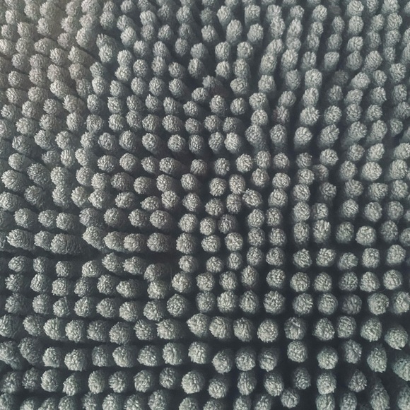 Gray Textured Bath Mat - Picture 1 of 2